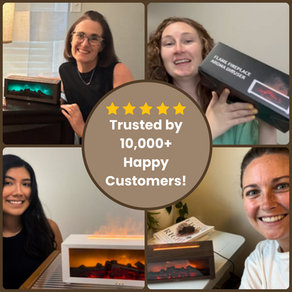 Humidificador de Aroma de llama, 7 colores